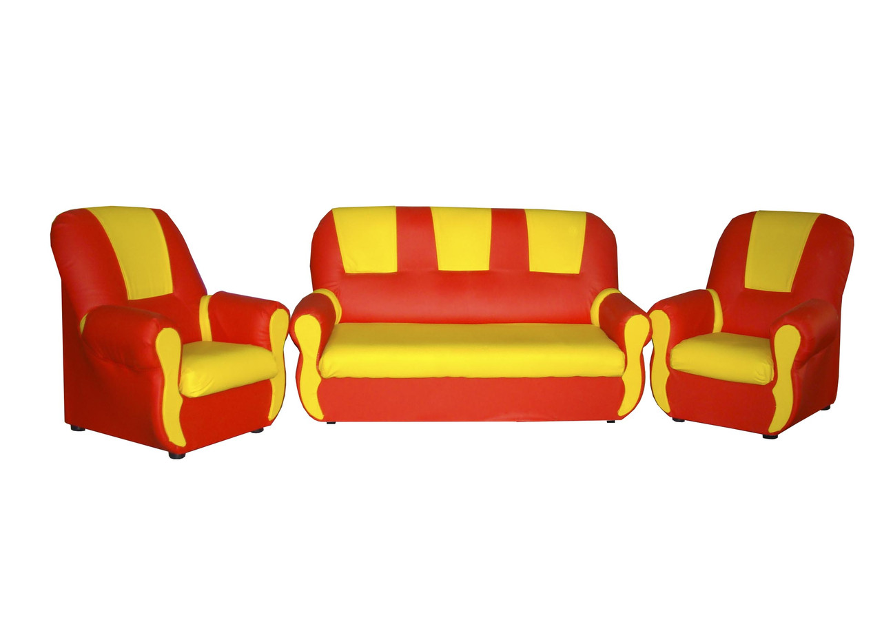 Комплект мебели диван и 2. Комплект (софа + 2 кресла) Cezar. Комплект детской мягкой мебели. Мягкая мебель для детского сада. Комплект мягкой мебели в детский сад.