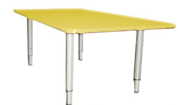 Стол прямоугольный, регулируемый на металлическом каркасе 900*450*400-580 мм_5