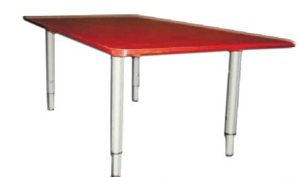 Стол прямоугольный, регулируемый на металлическом каркасе 900*450*400-580 мм_4